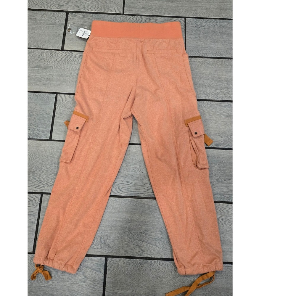 Free People Movement Cargo Pants Peach Heather Joggers XS OB1161115 - Picture 4 of 4
